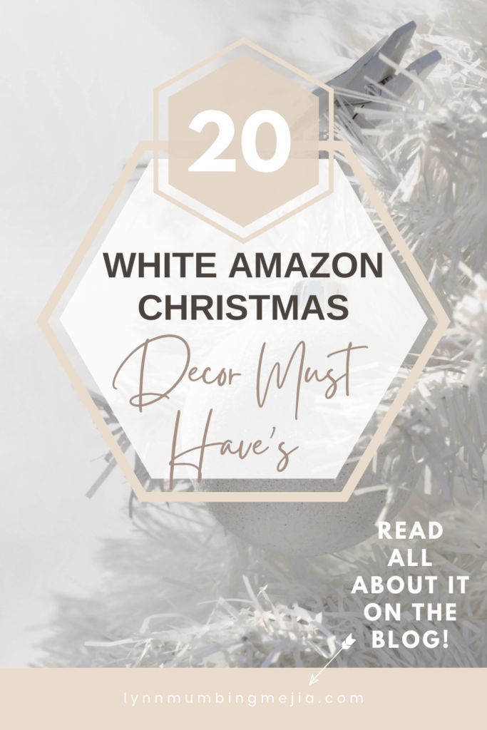 20 White Amazon Christmas Decor Must-Have's - Pin 1