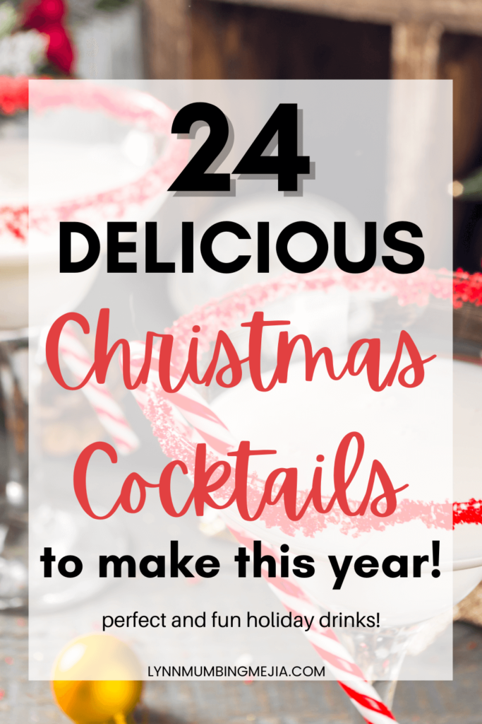 24 Delicious Christmas Cocktails - Pin 2