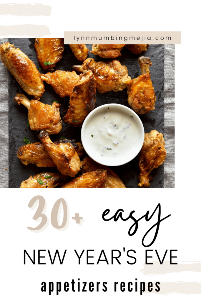 30+ Easy New Year's Eve Appetizer Recipes - Pin 1