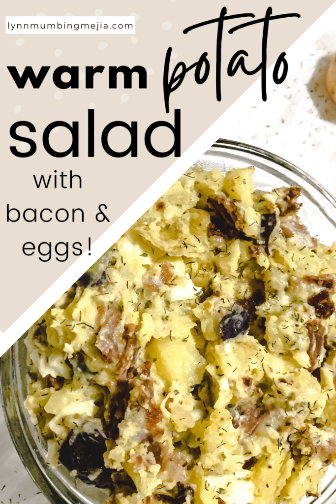 Warm Bacon Potato Salad - Pin 2