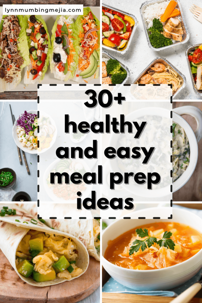 30+ Healthy and Easy Meal Prep Ideas - Pin 2