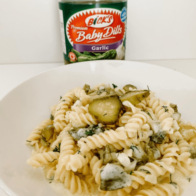Pickle Alfredo Pasta