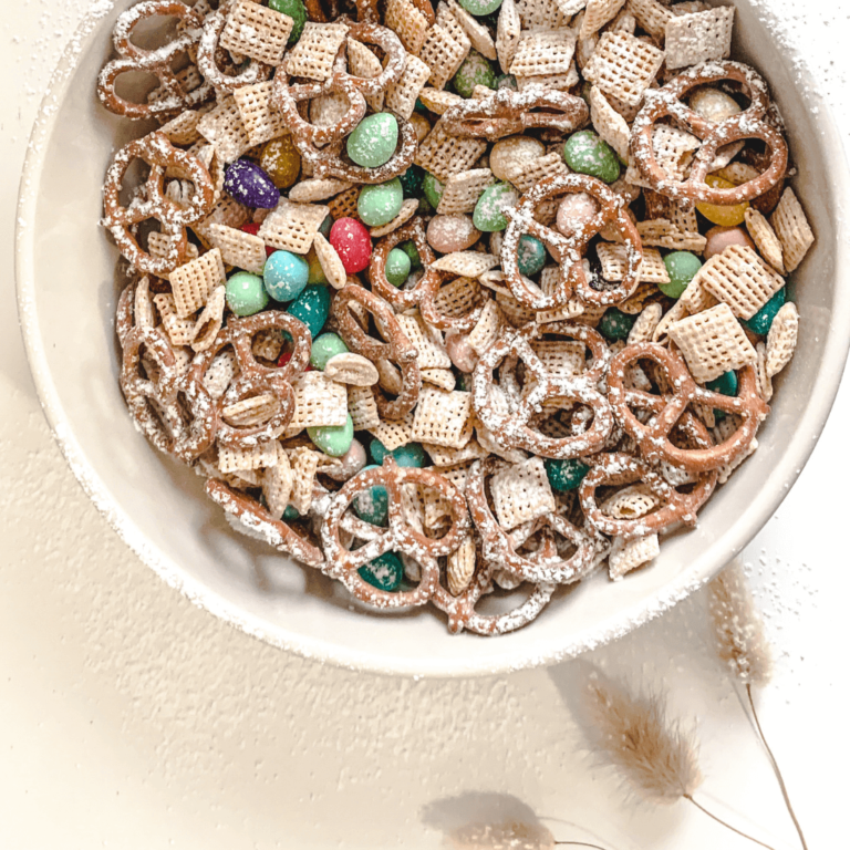 Easter Muddie Buddies Recipe – Easy Sweet and Salty Snack!