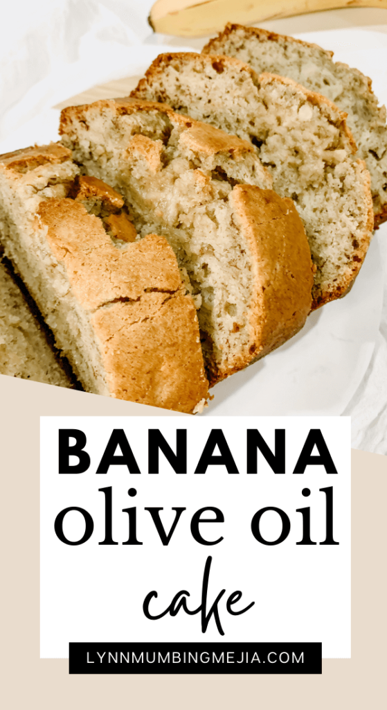 Banana Olive Oil Cake - Pinterest Pin 2