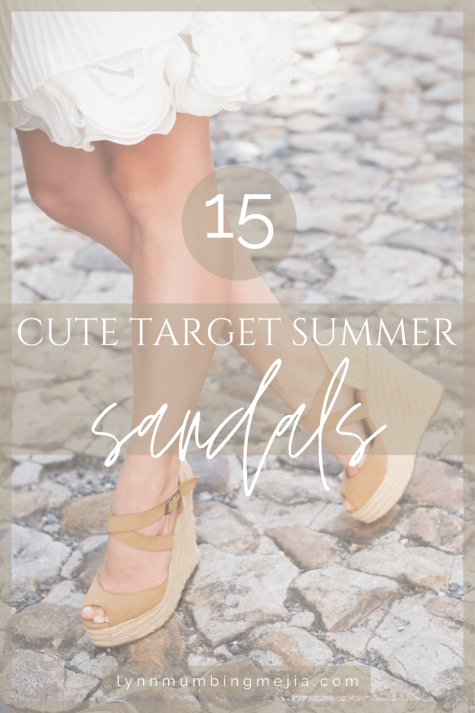 15 Cute Target Summer Sandals You NEED To Buy! - Pin 2