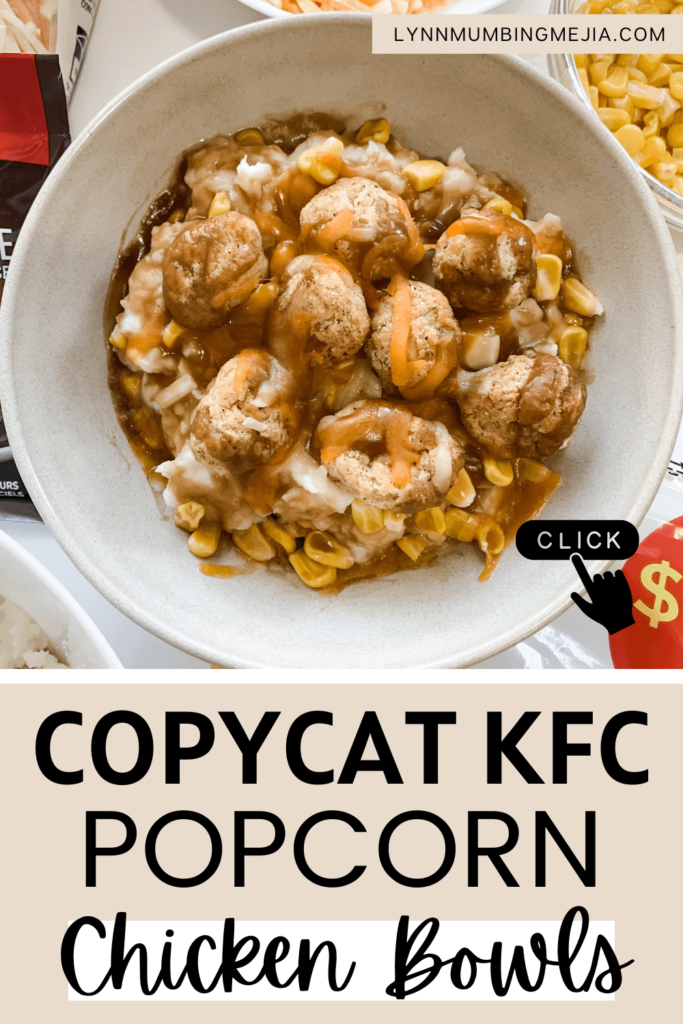 Copycat KFC Popcorn Chicken Bowls - Lynn Mumbing Mejia - Pin 2