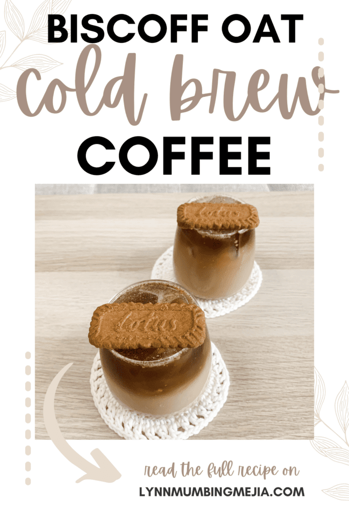 biscoff oat cold brew coffee - lynn mumbing mejia pin 1