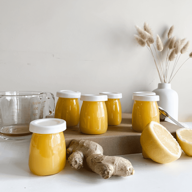 Immunity Boosting Ginger Turmeric Shots