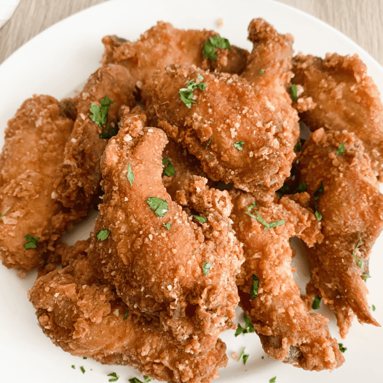 Tasty Deep Fried Chicken Wings