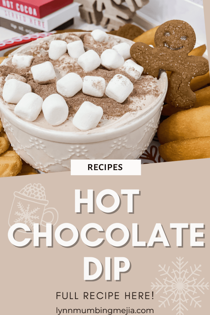 Easy 3 Ingredient Hot Chocolate Dip - Lynn Mumbing Mejia - Pin 1