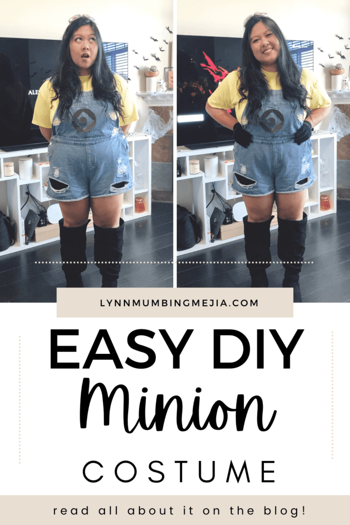 Easy DIY Despicable Me Minion Costume - lynn mumbing mejia - pin 1