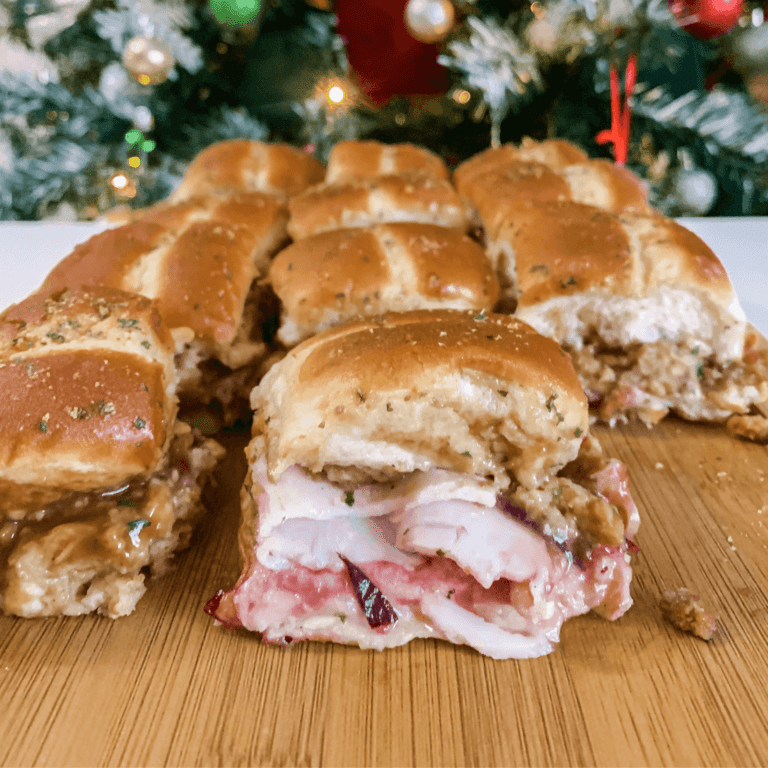 Leftover Thanksgiving Turkey Sliders