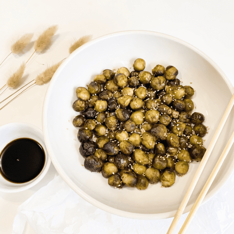 Asian Sesame Air Fryer Frozen Brussels Sprouts