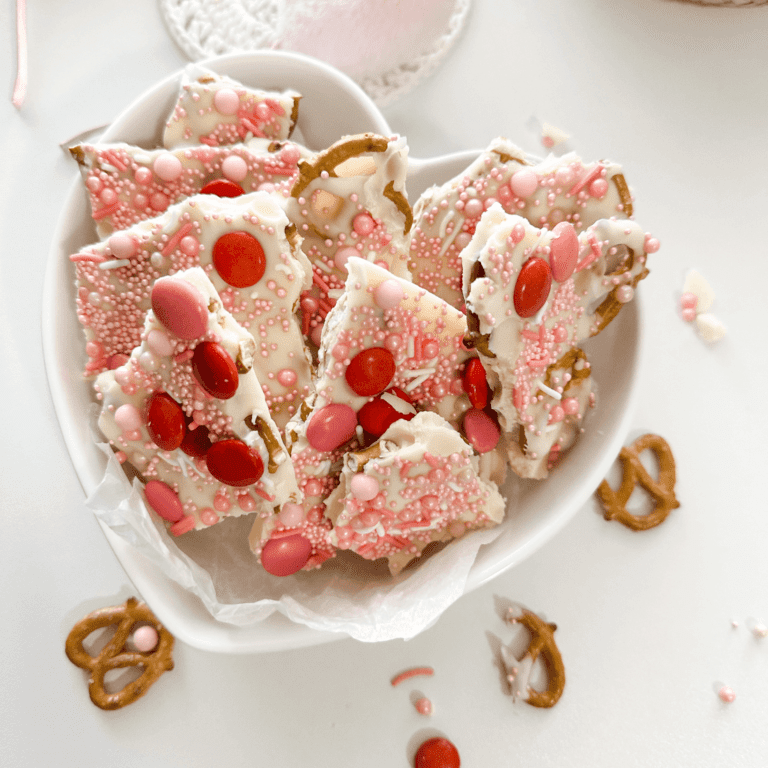 Sweet and Salty Valentine’s Day Chocolate Bark
