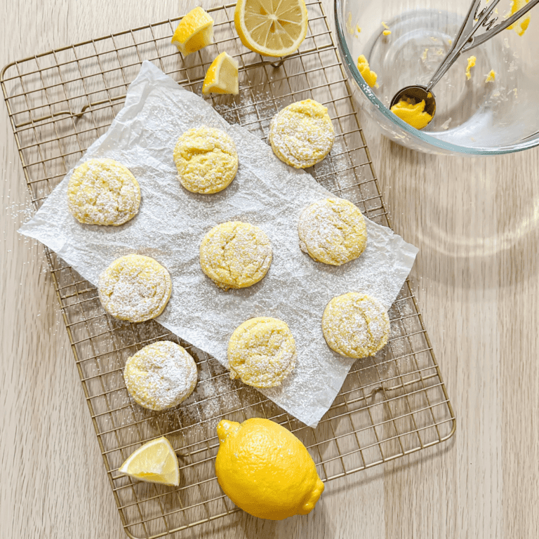 Lemon Cake Mix Cookies
