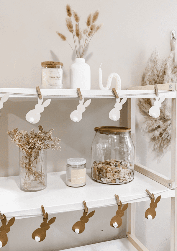 Cute Paper Easter Bunny Garland – Easy DIY!