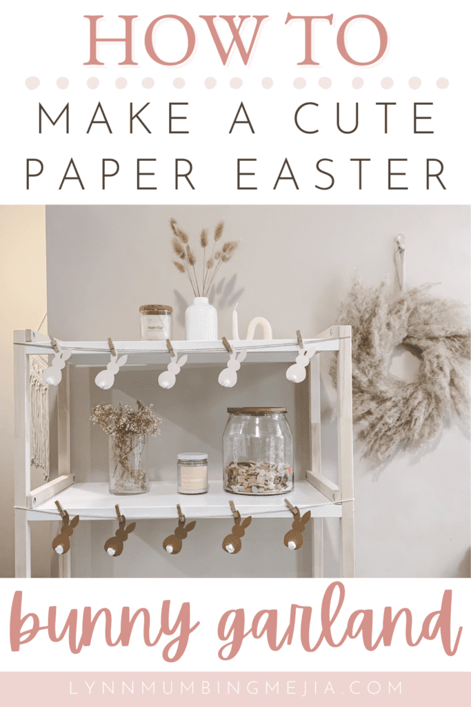 Cute Paper Easter Bunny Garland - Lynn Mumbing Mejia - Pin 1