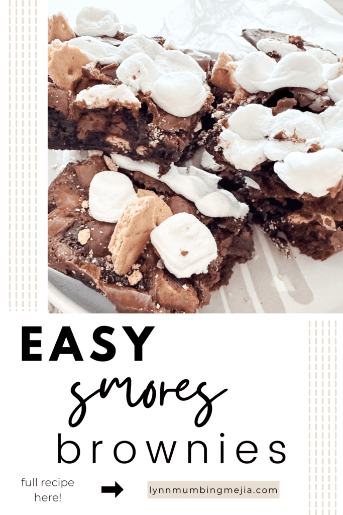 Easy Smores Brownies - Lynn Mumbing Mejia - Pin 2