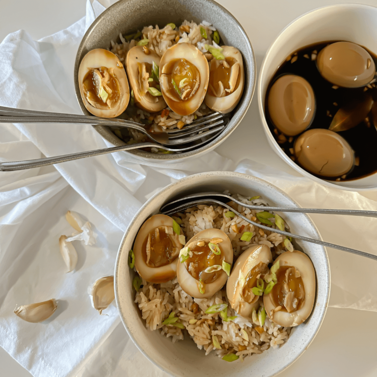 Filipino Adobo-Inspired Soy Marinated Eggs