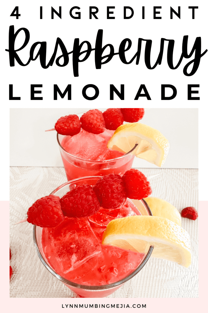 Refreshing and Tart Raspberry Lemonade - Lynn Mumbing Mejia - Pin 1
