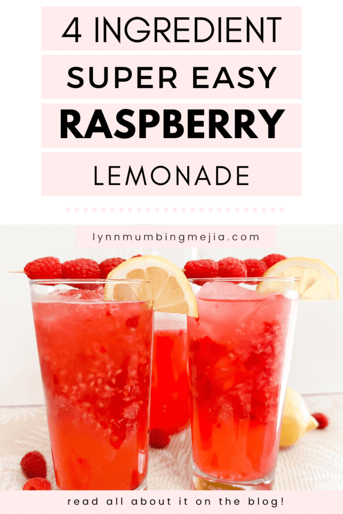 Refreshing and Tart Raspberry Lemonade - Lynn Mumbing Mejia - Pin 2