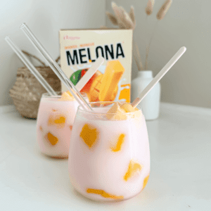Strawberry Yakult Mango Melona Soju Cocktail