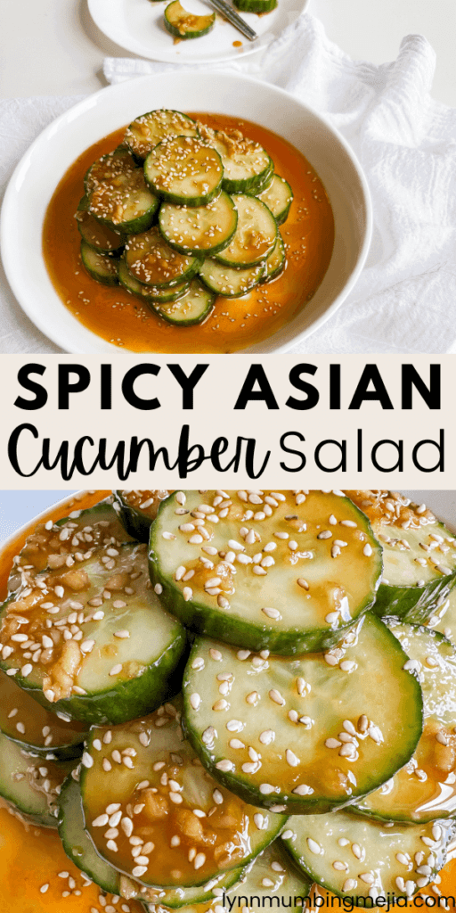 Spicy Asian Cucumber Salad - Lynn Mumbing Mejia - Pin 2