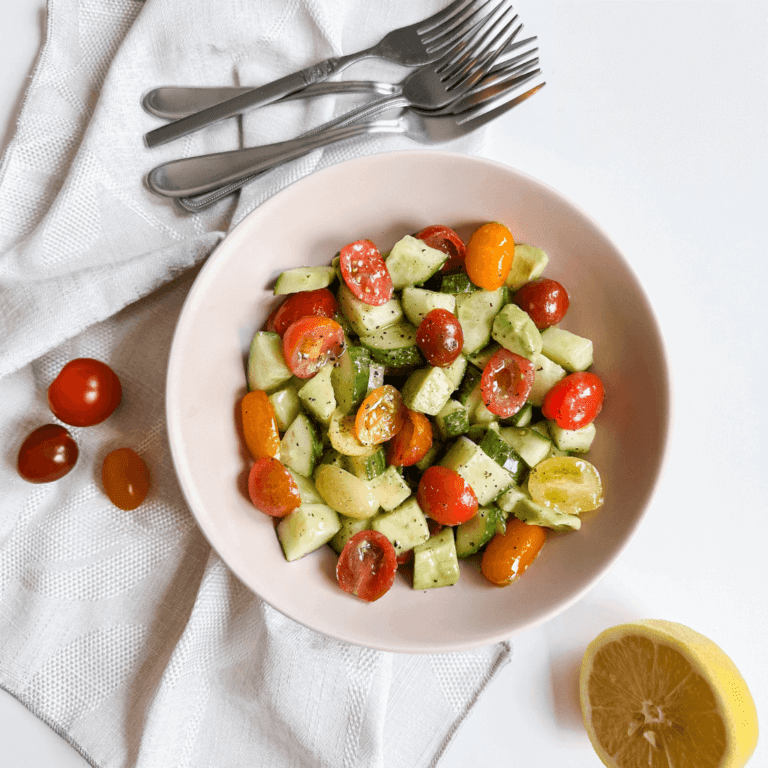 Tomato Avocado Cucumber Salad