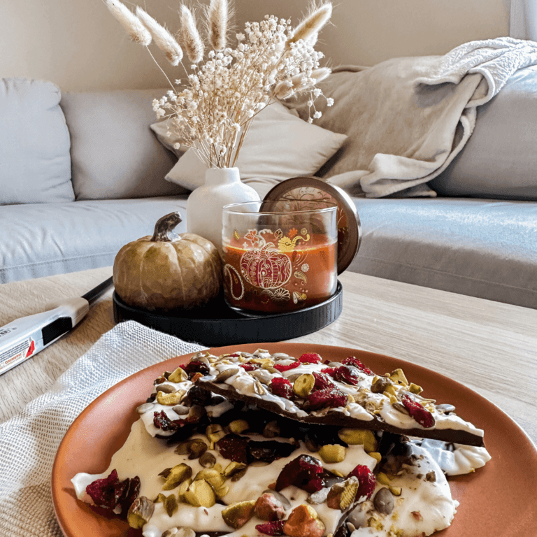Pumpkin Spice Fall Chocolate Bark