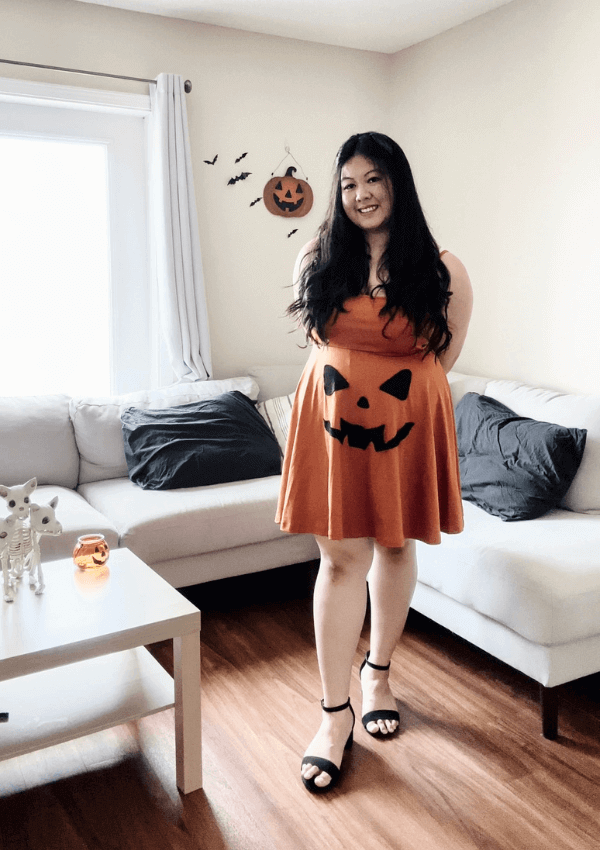 DIY Pumpkin Jack-O-Lantern Costume