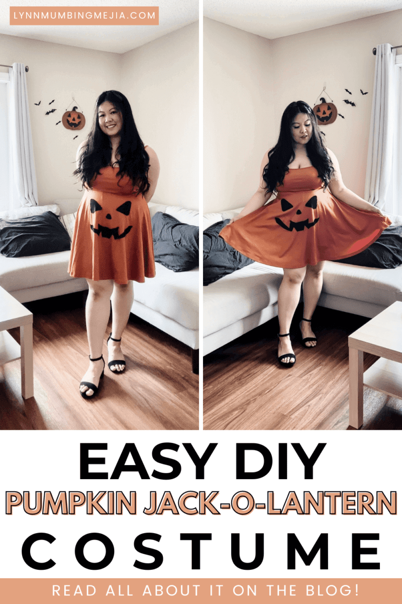 DIY Pumpkin Jack-O-Lantern Costume | Lynn Mumbing Mejia