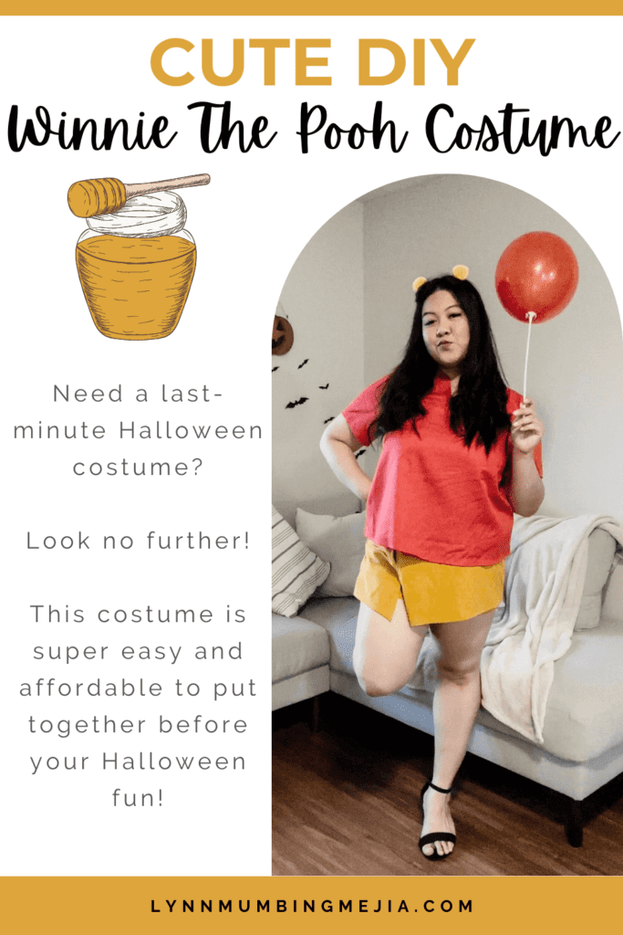 Easy DIY Winnie The Pooh Costume - Lynn Mumbing Mejia - Pin 1