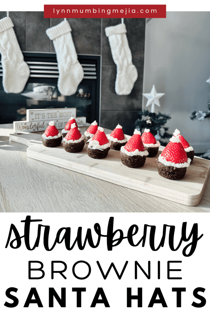 Strawberry Brownie Santa Hats - Lynn Mumbing Mejia - Pin 1