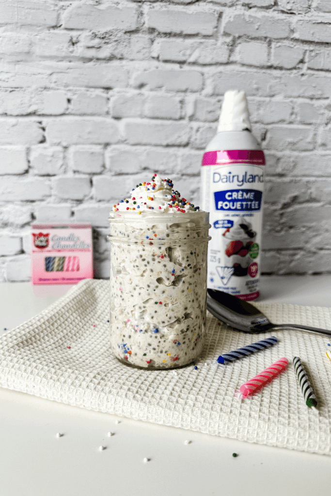 Birthday Cake Overnight Oats - Lynn Mumbing Mejia - Pin 2