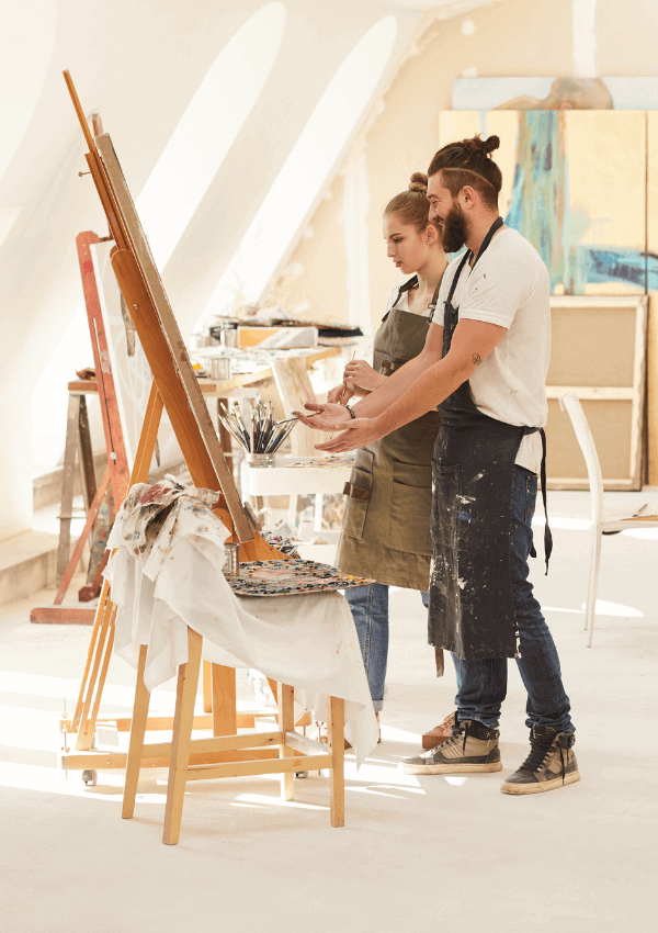 20 Valentine’s Day Painting Ideas For Couples