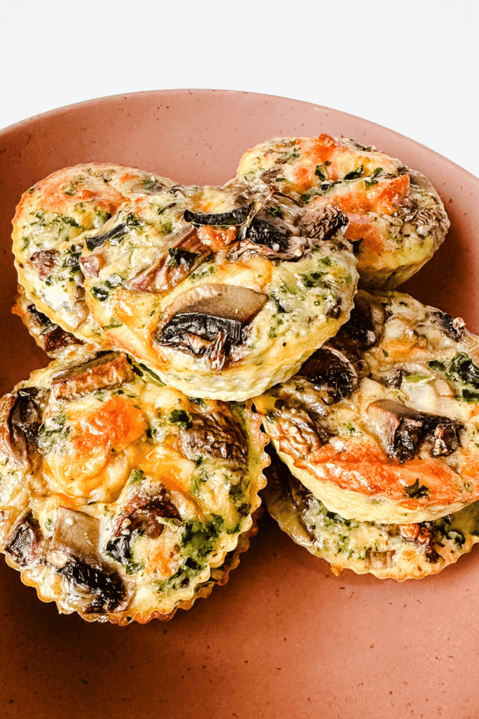 Mushroom Kale Egg Bites - Lynn Mumbing Mejia - Pin 1