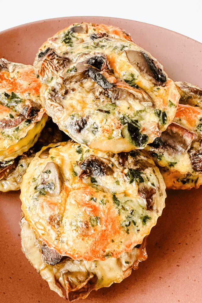 Mushroom Kale Egg Bites - Lynn Mumbing Mejia - Pin 2