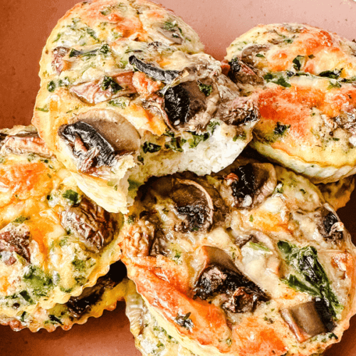 Mushroom Kale Egg Bites | Lynn Mumbing Mejia