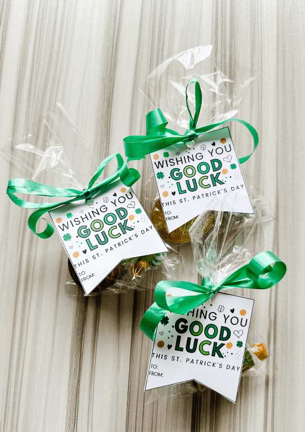 Easy St. Patrick’s Day Treat Bag Tags