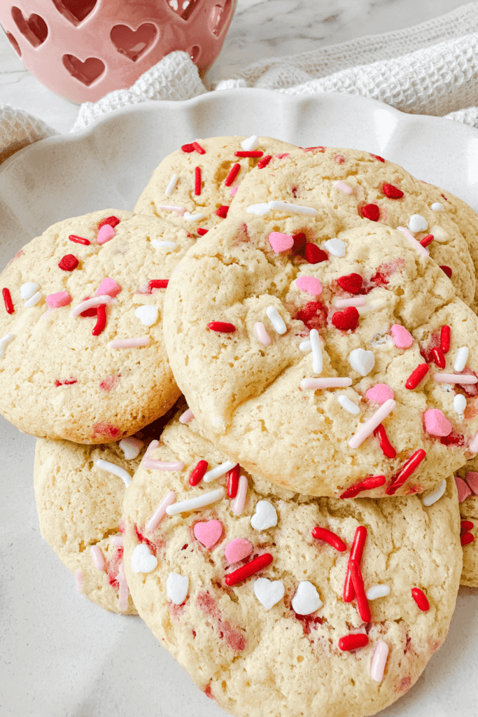 Valentine's Day Cake Mix Cookies - Lynn Mumbing Mejia - Pin 2