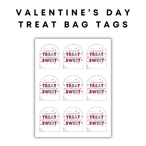 Valentine's Day Treat Bag Tags - Lynn Mumbing Mejia - Email Printable