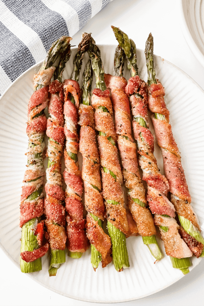 Maple Bacon Wrapped Asparagus - Lynn Mumbing Mejia - Pin 2