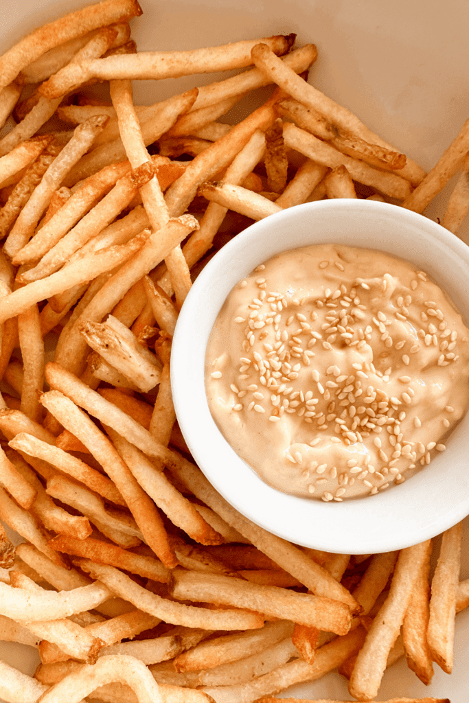 Sesame Miso Mayo Sauce - Blog Pin 2 - Lynn Mumbing Mejia