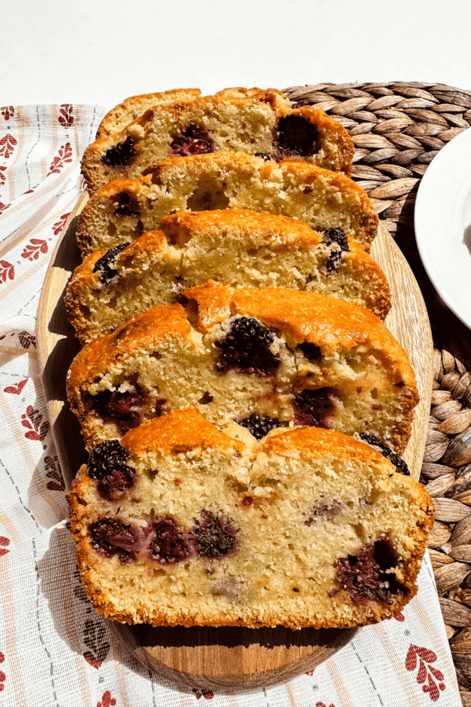 Blackberry Lemon Loaf - Lynn Mumbing Mejia - Pin 1