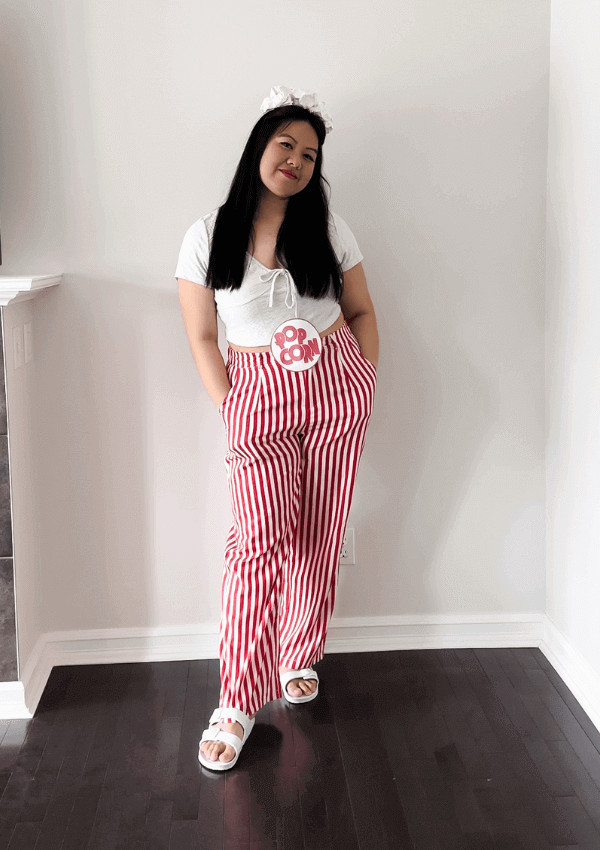 DIY Popcorn Costume