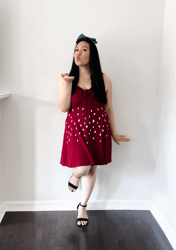 DIY Strawberry Costume