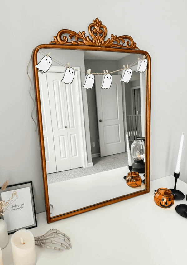 DIY Ghost Paper Garland