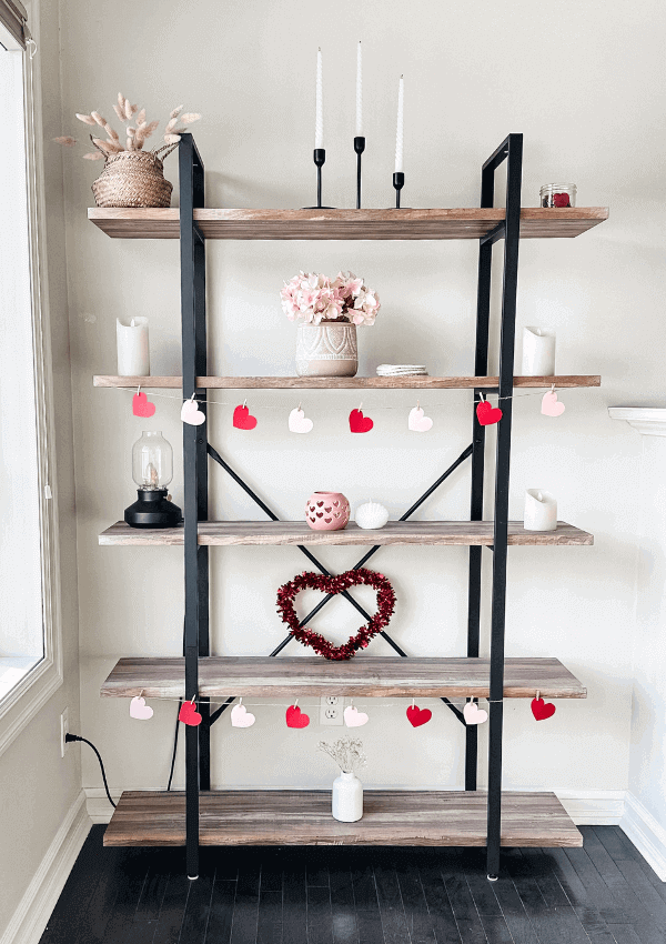 Valentine’s Paper Heart Garland