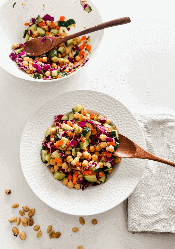 Asian Chickpea Salad