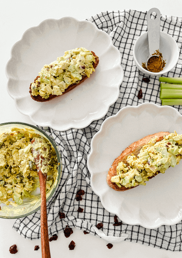 Curry Chicken Salad With Cranberries